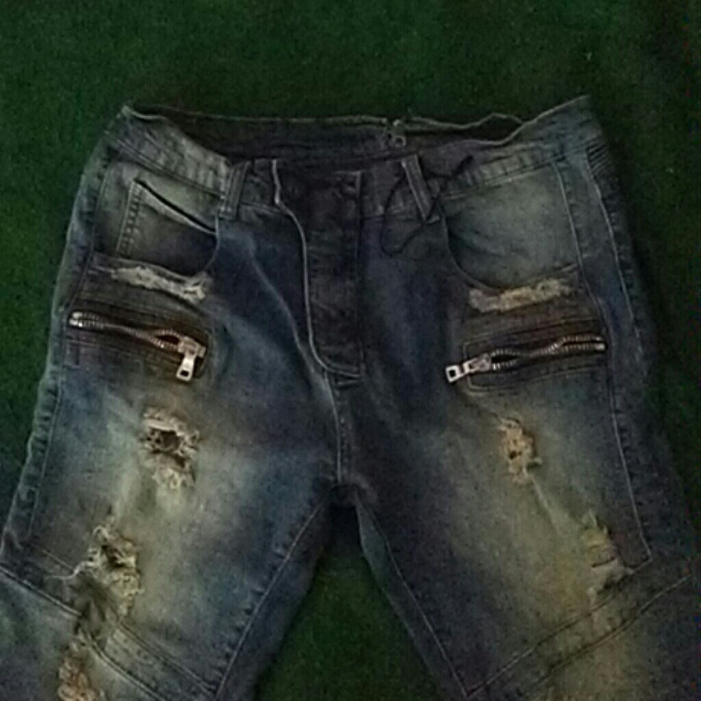Balmain jean shorts